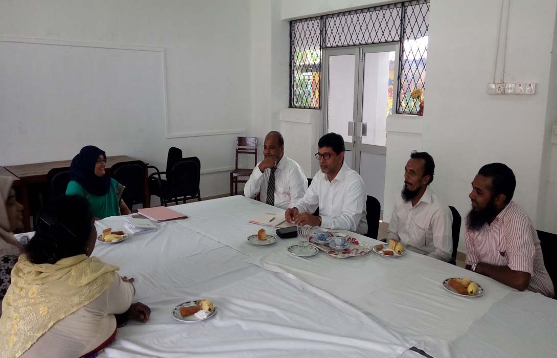 Discussion about the School Development of Al Iqbal Maha Vidyalaya, Colombo-02 on 30th November 2016 with the School Development Group