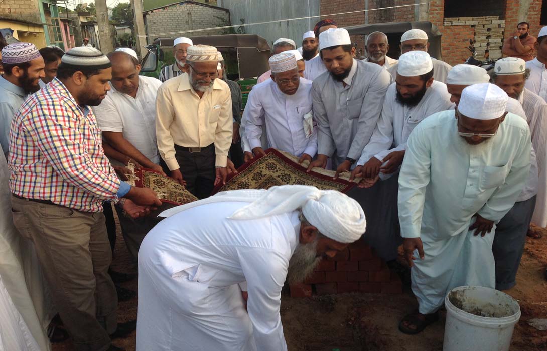 Mohamed Akram invited as one of the Guest of Honour for Madrasathuldarul Uloom Al Azhariyah Campus, Polwatta, Wellampitiya Stone Laying Ceremony on 6th August 2016 at Polwatta, Wellampitiya