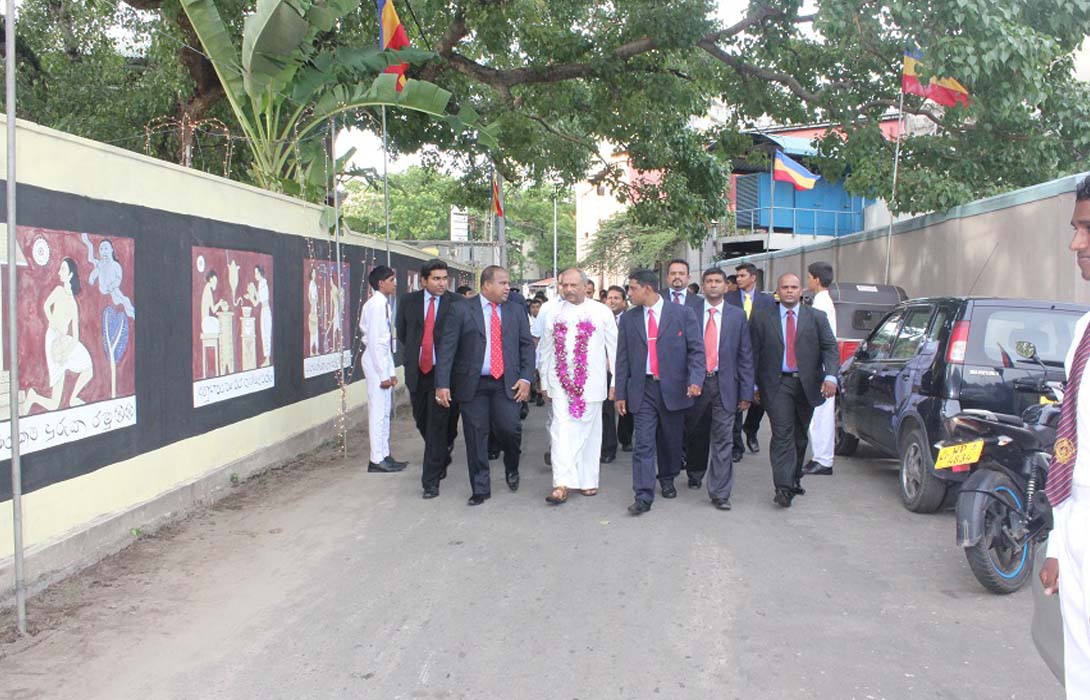 Mahabodhi MV as a OBA President at Prefect Day 2012
