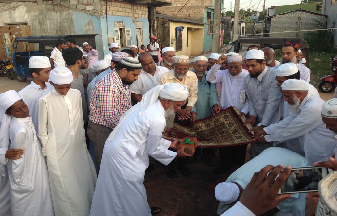 Mohamed Akram invited as one of the Guest of Honour for Madrasathuldarul Uloom Al Azhariyah Campus, Polwatta, Wellampitiya Stone Laying Ceremony on 6th August 2016 at Polwatta, Wellampitiya
