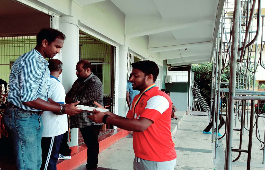 Akram Foundation “Colombo Youth Club” participated the Divisional Sports Event organized by the Division Secretariat on 12th March 2016 at St. Benedict Ground