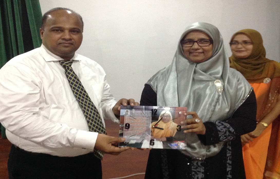 The Felicitation Ceremony of Grade 5 Scholarship Winners held on 3rd November 2016 at Khairiya Muslim Girls College