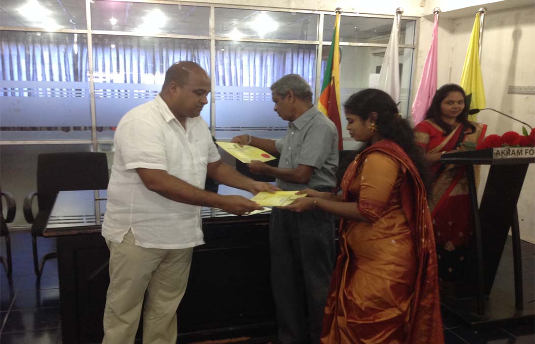 AKRAM FOUNDATION Institute of Education Pre-School Teacher Training Course completed students Certificate distribution and Exhibition 2016 held on 6th August 2016