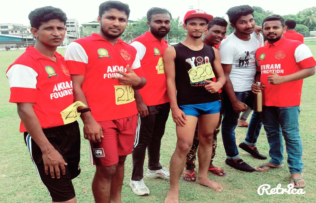 Akram Foundation “Colombo Youth Club” participated the Divisional Sports Event organized by the Division Secretariat on 12th March 2016 at St. Benedict Ground