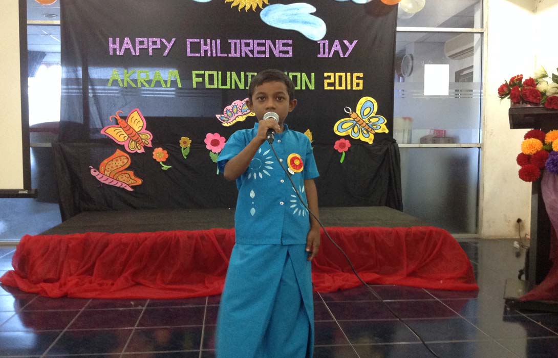 AKRAM FOUNDATION proudly announced we have started 2 Children Units as our new Venture under the name of “Ekamuthu Lama Samajaya” and “Junior Youth” on 6th August 2016 at Akram Foundation Hall