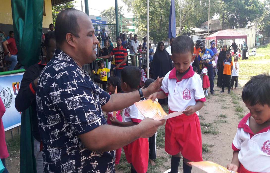 Hon.Mohamed Akram, Foundation Participated as a Guest of Honour for Prize Giving Ceremony of Sameera Champions League Organized by Arunalu Cricket Club on 26th December